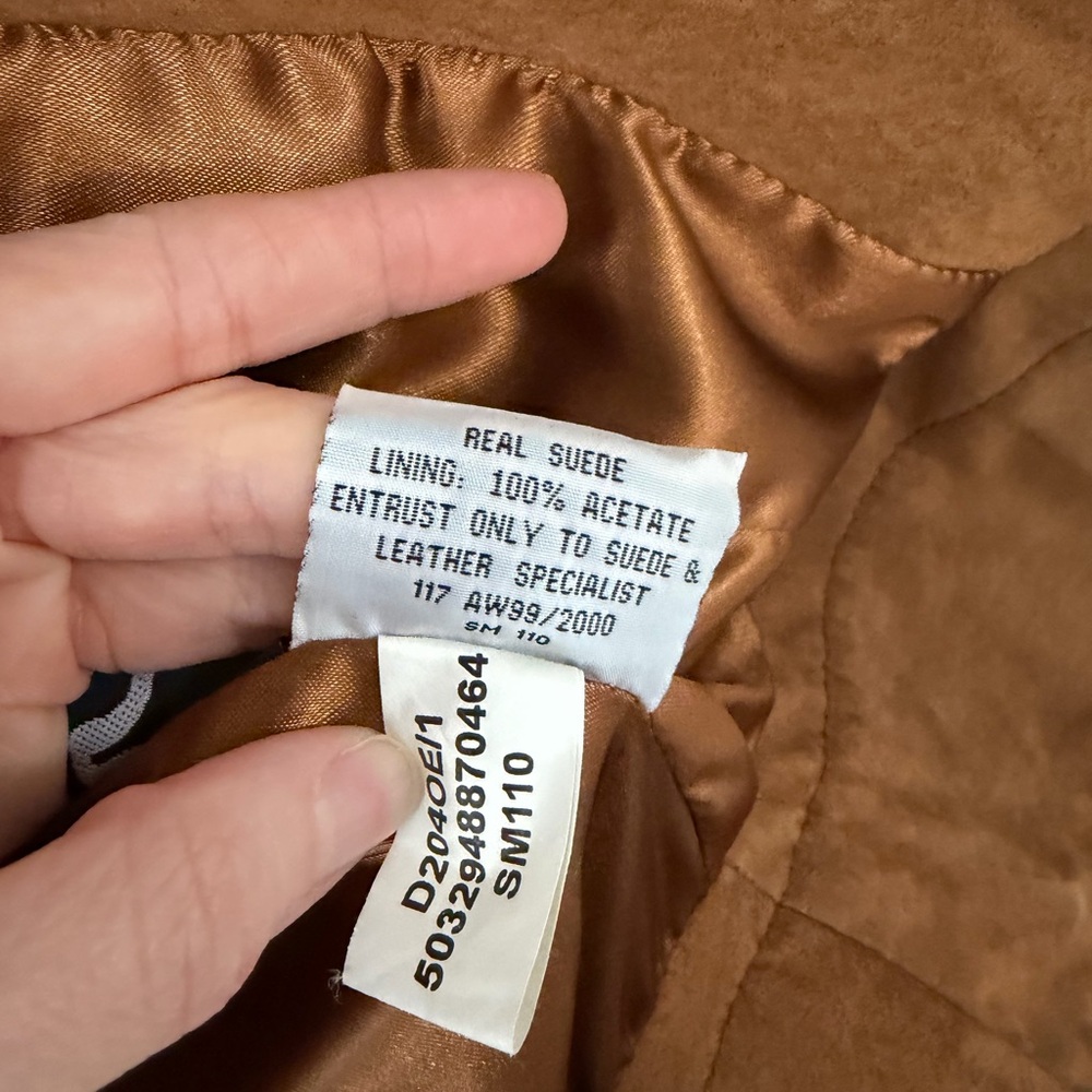 Vintage suede jacket - Picture 5 of 7